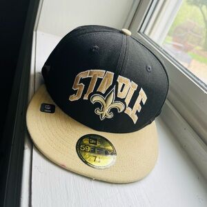New Era 59 Fifty Staple Saints NFL Hat